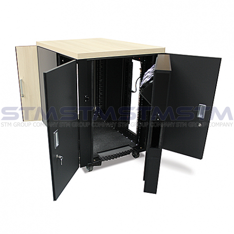 NetShelter CX 18U Secure Soundproof Server Room in a Box