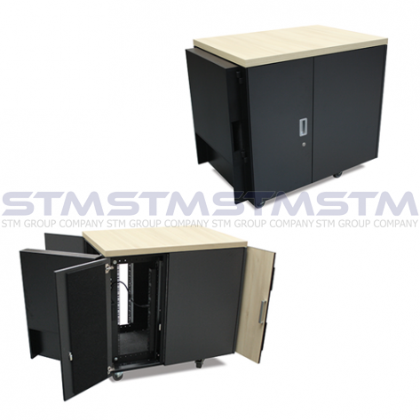 NetShelter CX 18U Secure Soundproof Server Room in a Box