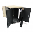 NetShelter CX 18U Secure Soundproof Server Room in a Box