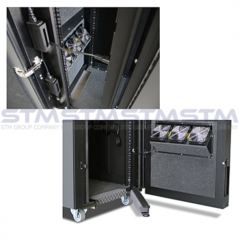 APC NetShelter CX 38U Secure Soundproof 隔音機櫃